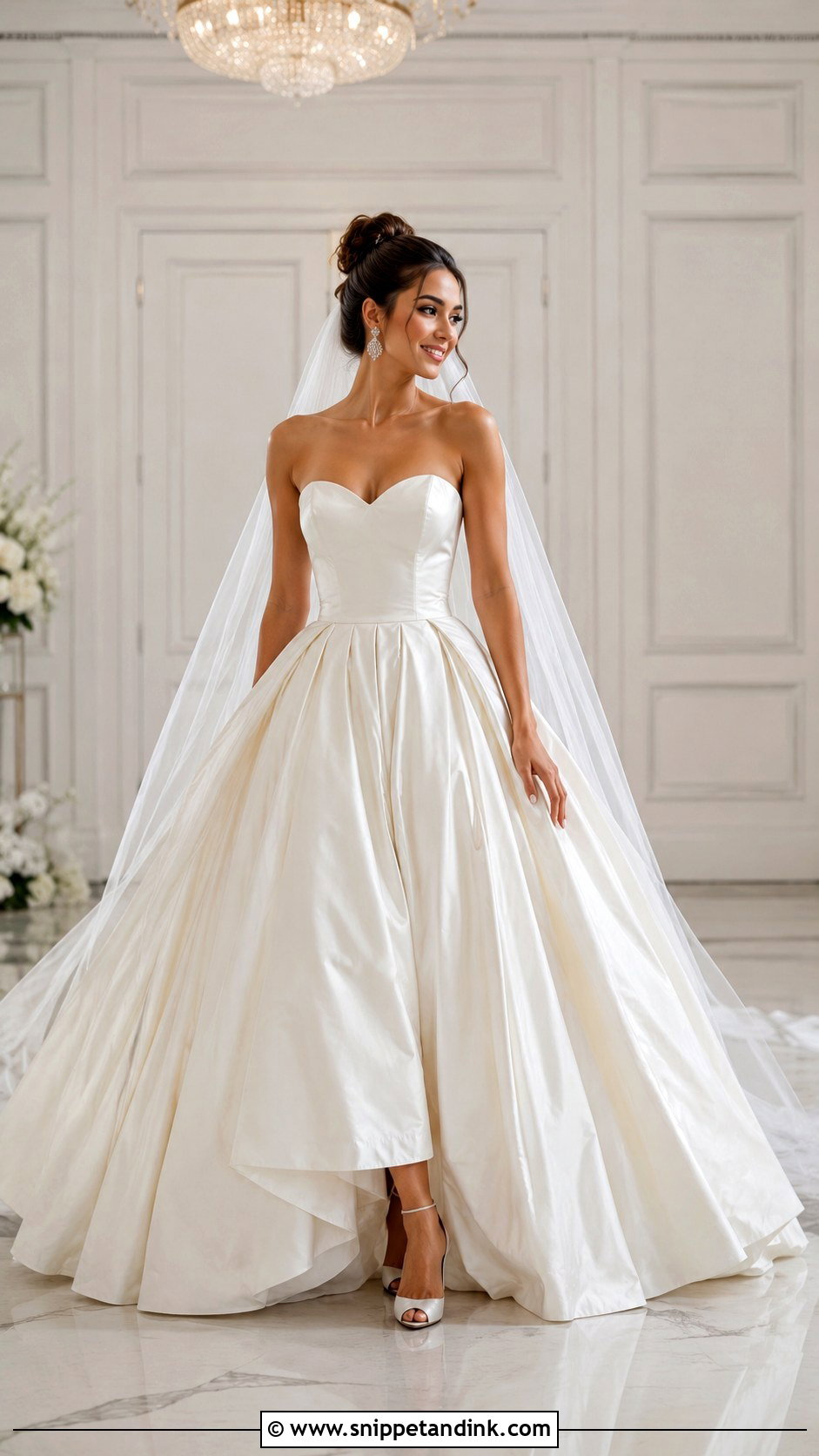Strapless Princess Gown Wedding Dress - Snippet and Ink - 25 Princess Gown Wedding Dress Ideas