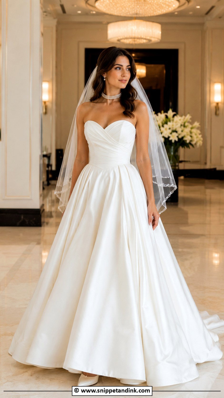 Strapless Princess Wedding Dress - Snippet and Ink - 35 Princess Wedding Dresses