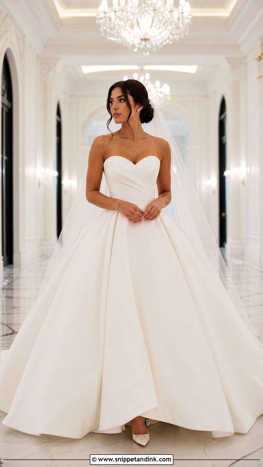 Strapless Princess Wedding Dress - Snippet and Ink - 25 Princess Style Wedding Dresses