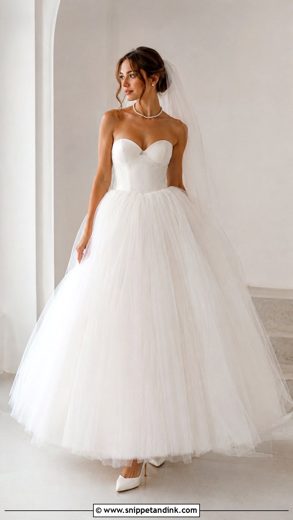 Strapless Puffy Wedding Dress - Snippet and Ink - 25 Puffy Wedding Dress Ideas