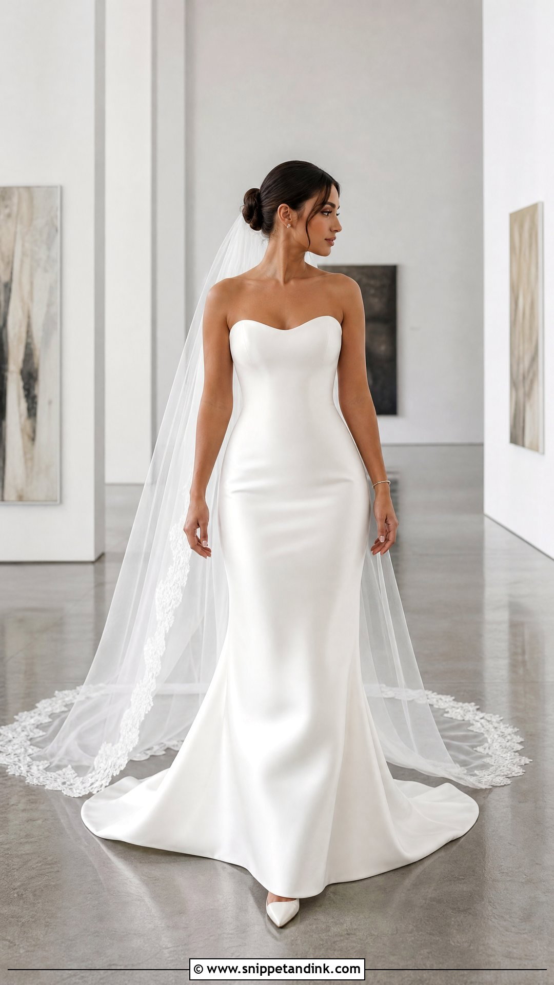 Strapless Seamless Wedding Dress - Snippet and Ink - 20 Wedding Dress for Short Torso Ideas