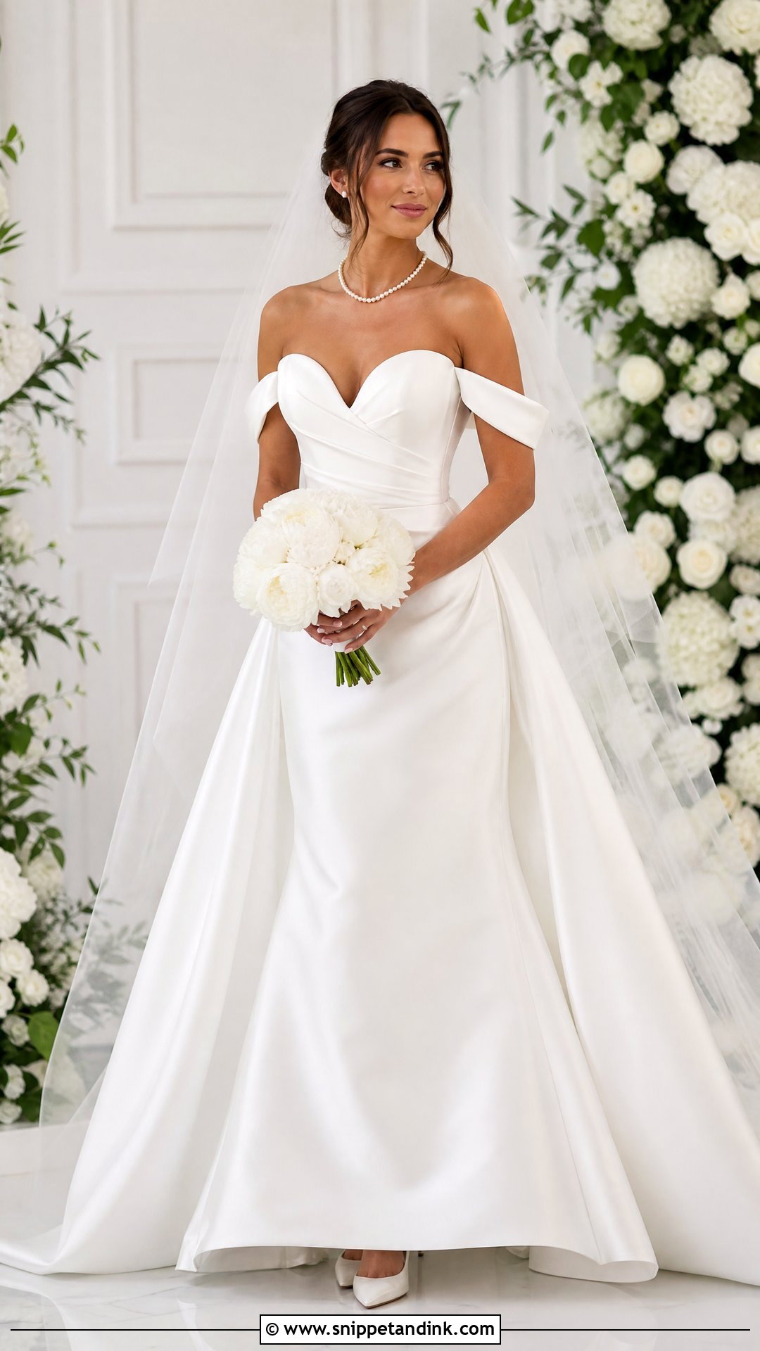 Strapless Silk Bridal Dress - Snippet and Ink - 20 Silk Bridal Dress Ideas