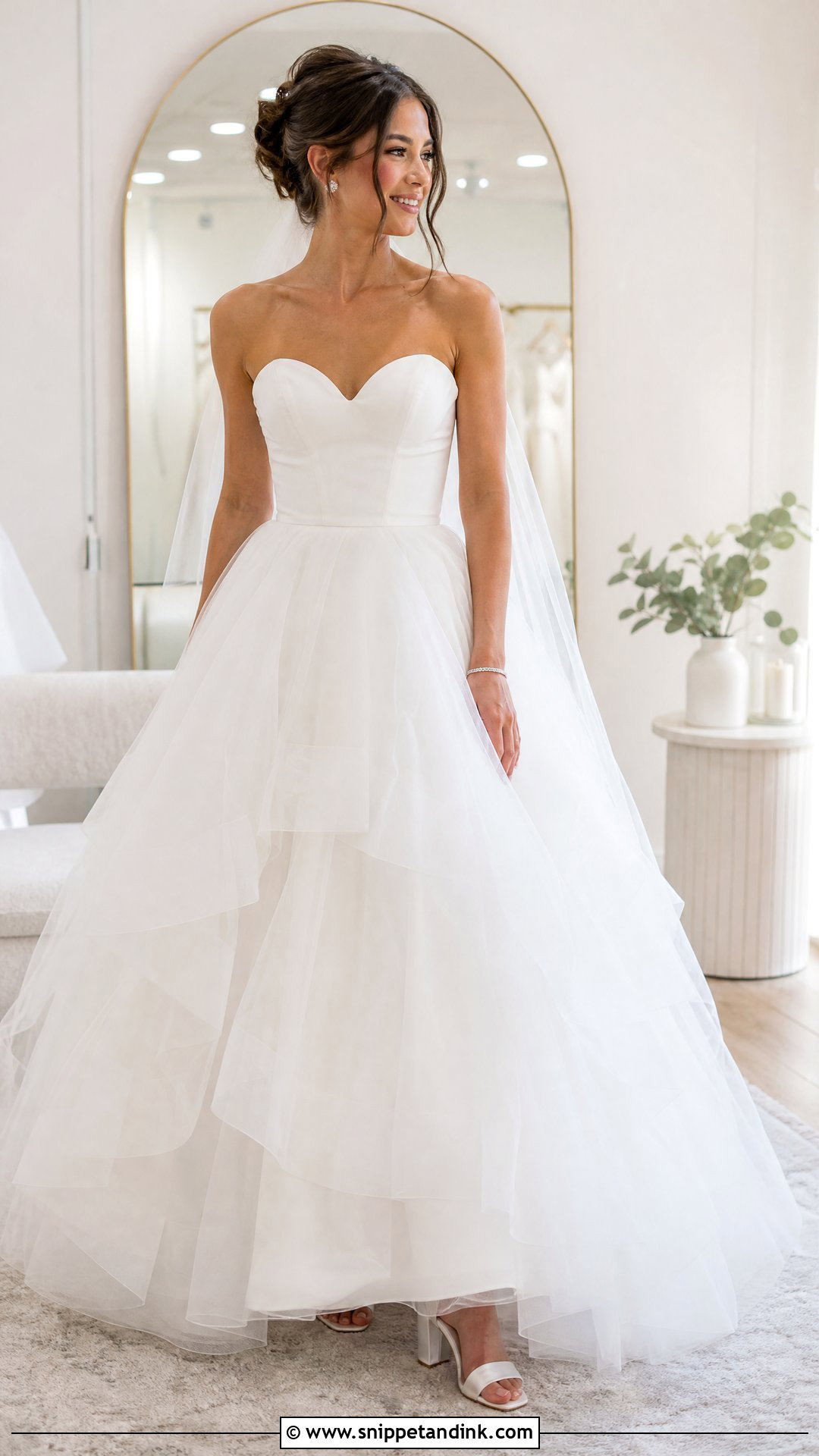 Strapless Sweetheart Ball Gown Wedding Dress - Snippet and Ink - 20 Strapless Ball Gown Wedding Dress Ideas