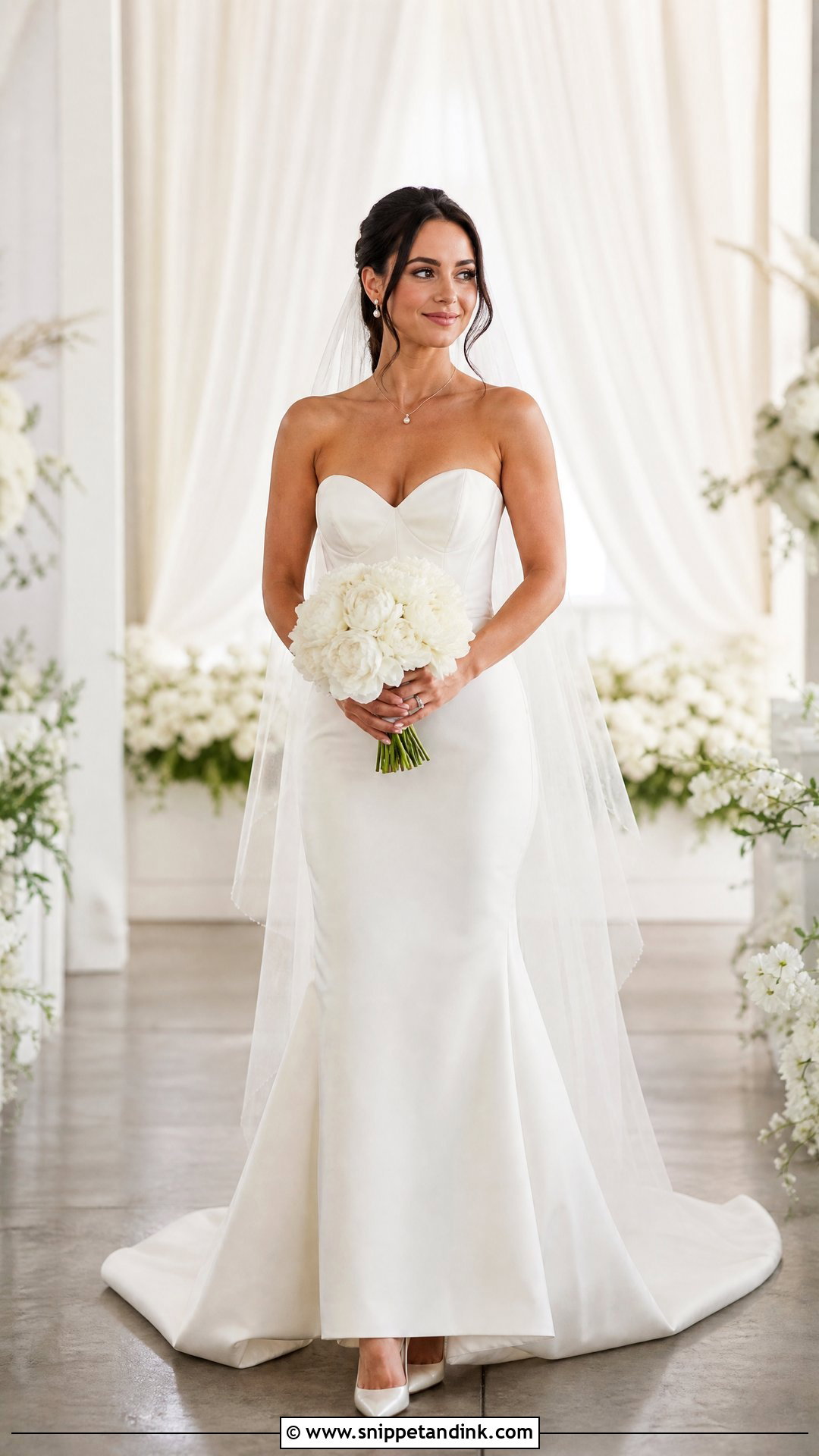 Strapless Sweetheart Mermaid Wedding Dress - Snippet and Ink - 20 Sweetheart Mermaid Wedding Dress Ideas