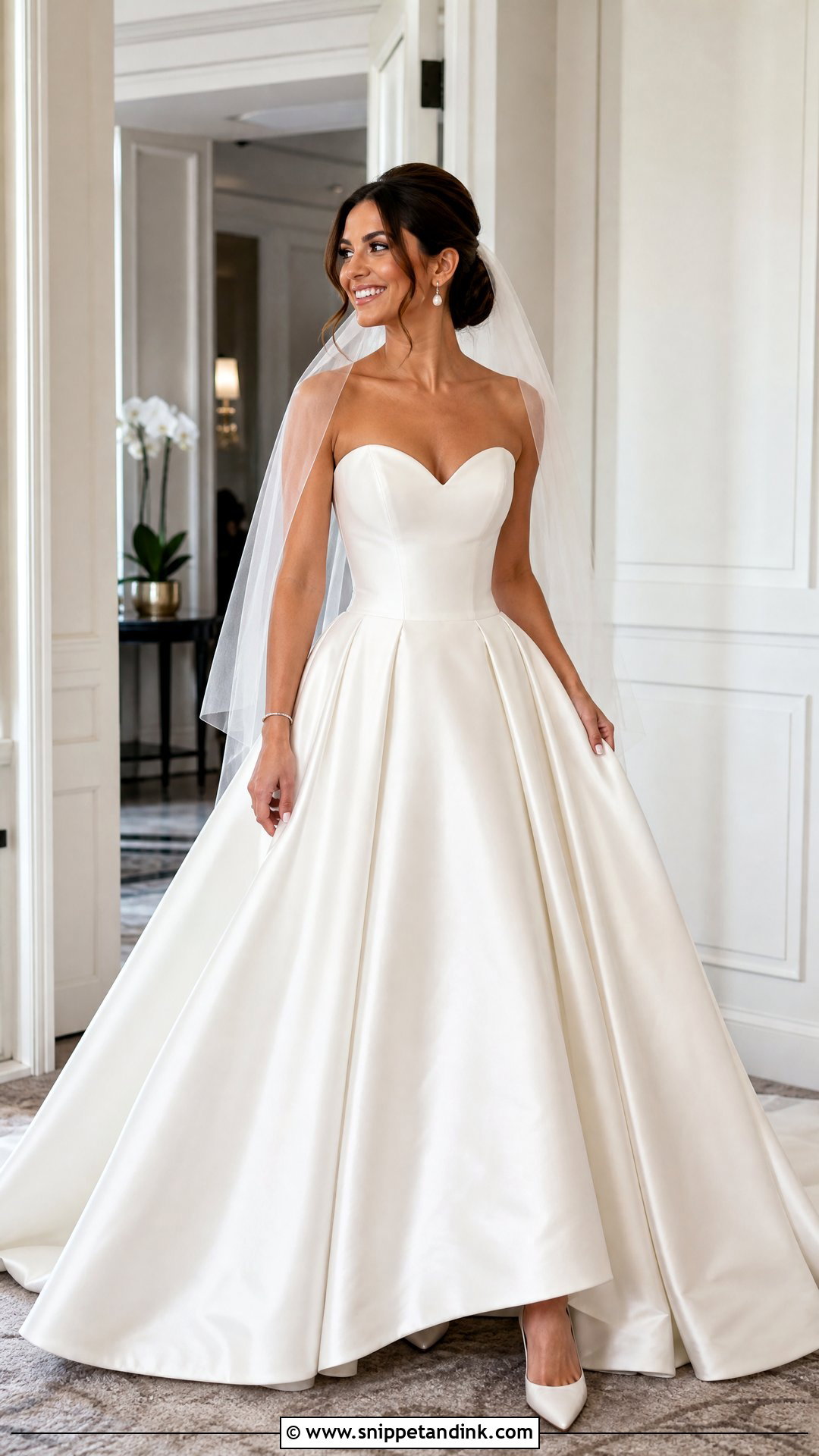 Strapless Sweetheart Neckline Bridal Ball Gown - Snippet and Ink - 20 Strapless Sweetheart Neckline Ideas