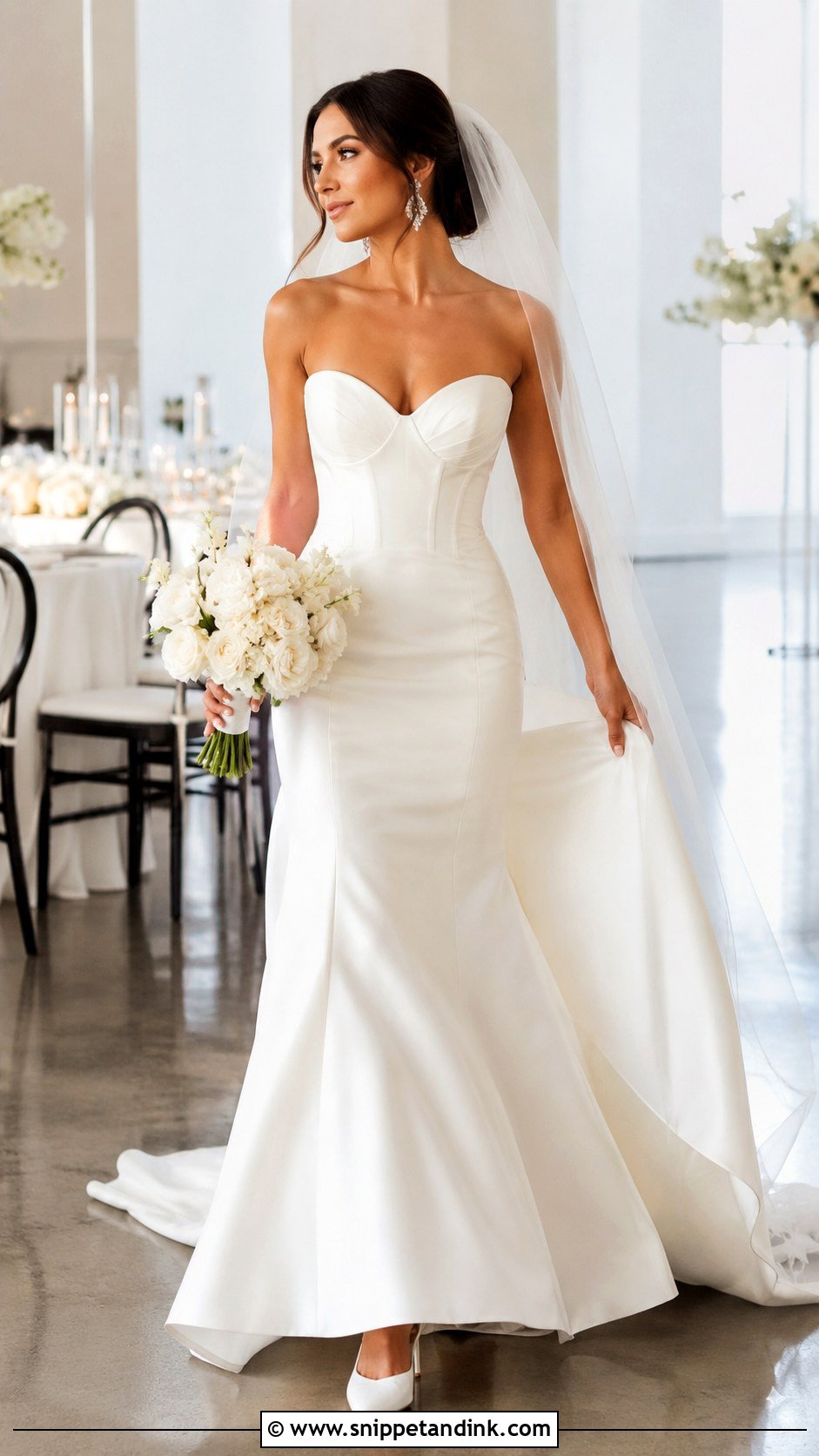 Strapless Sweetheart Wedding Dress - Snippet and Ink - 25 Timeless Wedding Dresses