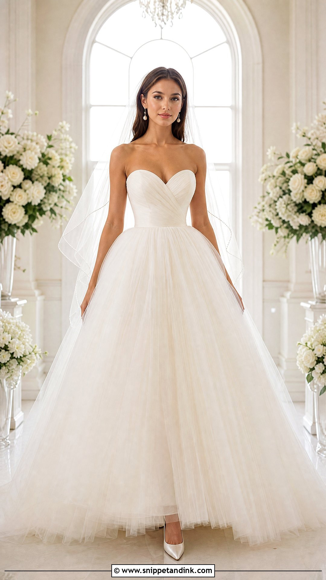 Strapless Tulle Skirt Wedding Dress - Snippet and Ink - 20 Tulle Skirt Wedding Dress Ideas