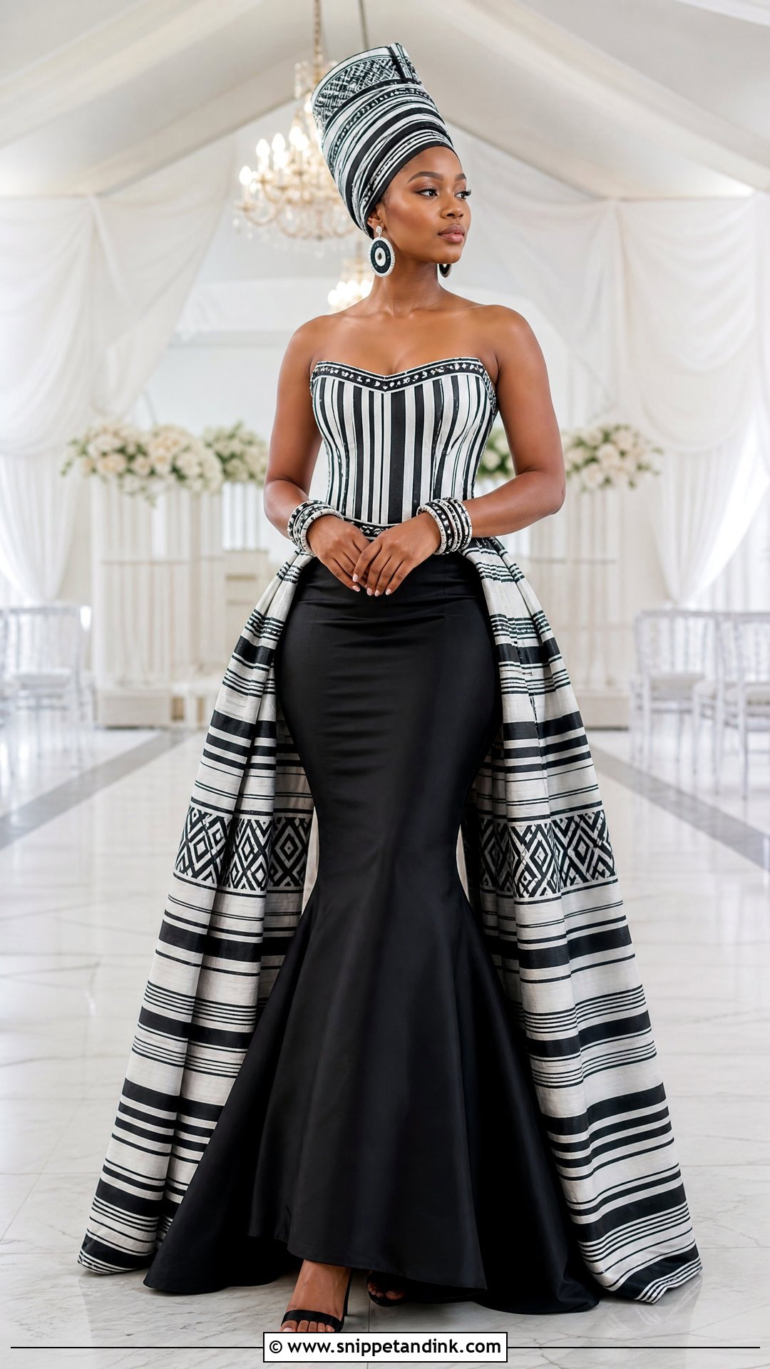 Strapless Venda Wedding Dress - Snippet and Ink - 20 Venda Wedding Dresses