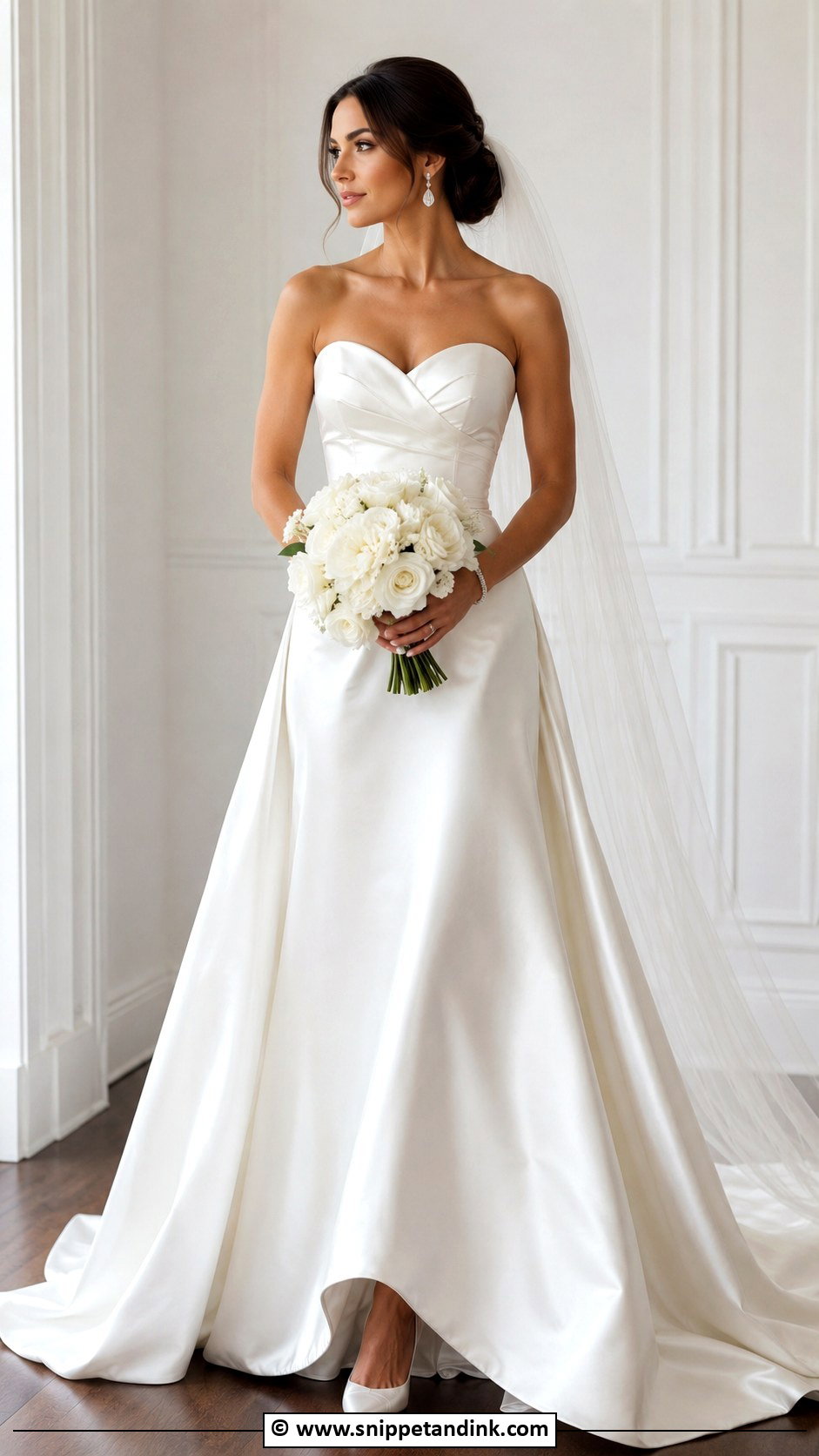 Strapless Wedding Dress - Snippet and Ink - 25 Enchanting Wedding Dress Ideas