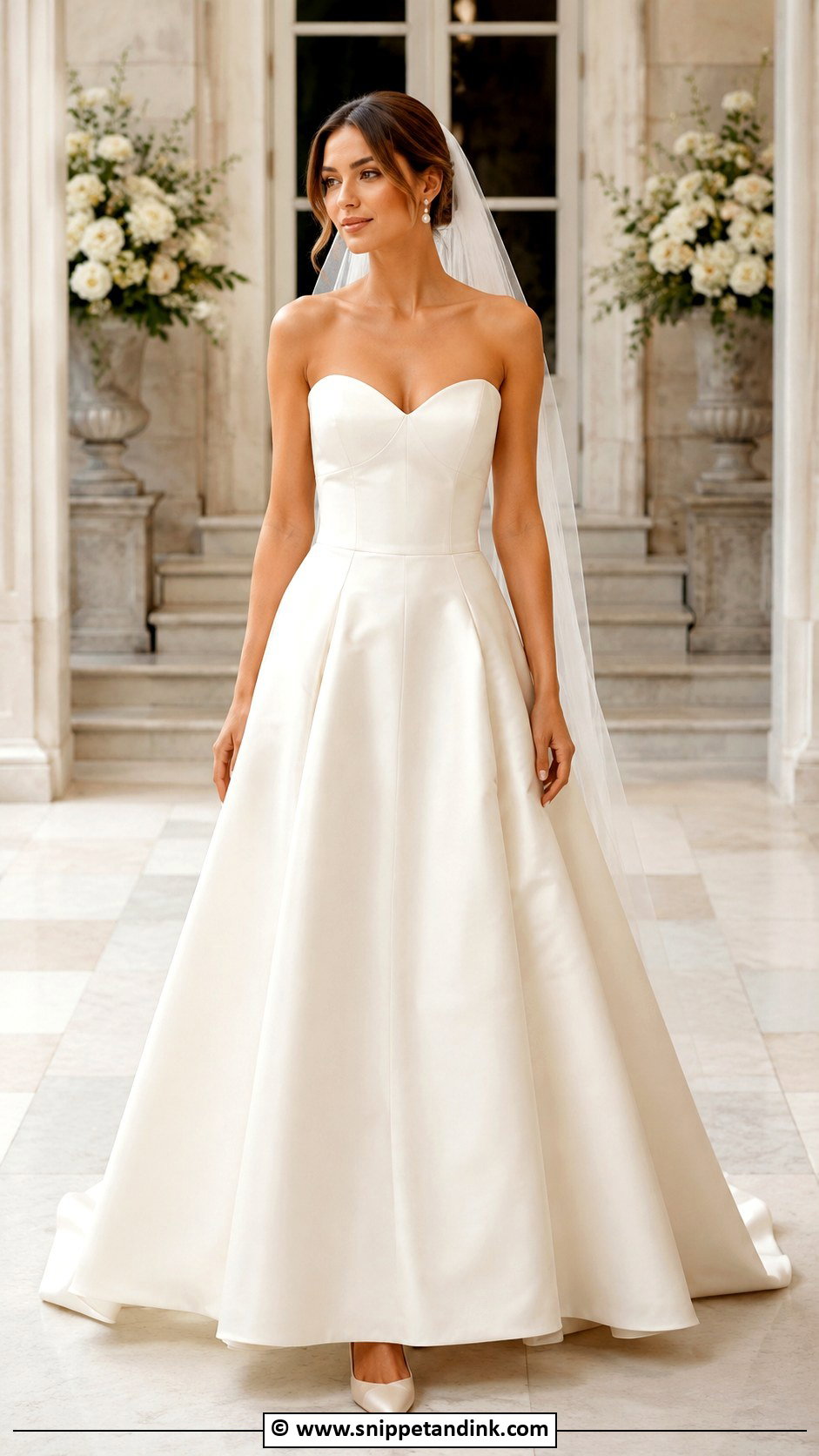 Strapless Wedding Dress - Snippet and Ink - 35 Timeless Wedding Dress Ideas