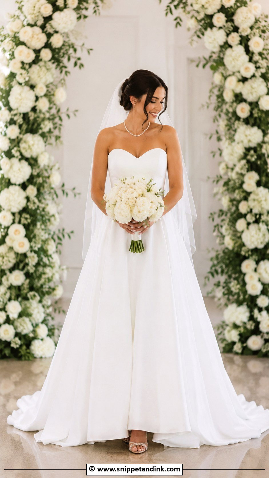 Strapless Wedding Dress - Snippet and Ink - 35 Wedding Dress Styles