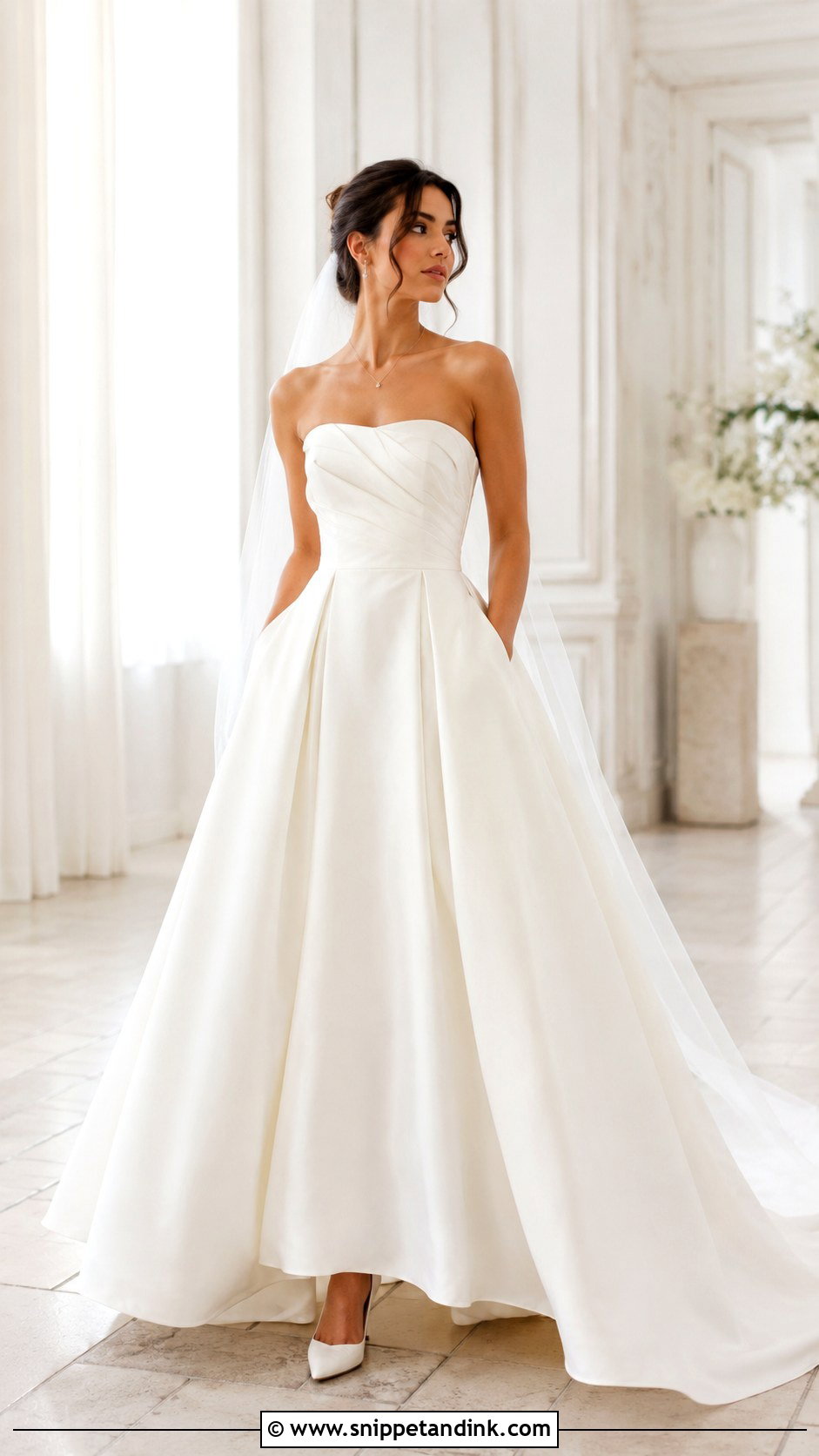 Strapless Wedding Dress - Snippet and Ink - 30 Best Wedding Dresses