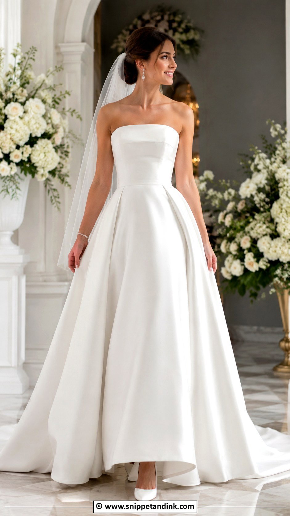 Strapless Wedding Dress - Snippet and Ink - 25 Trending Wedding Dresses