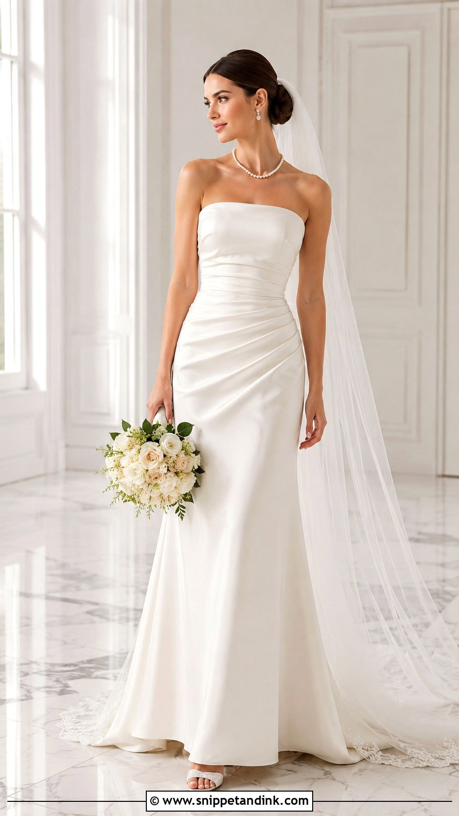 Strapless Wedding Dress - Snippet and Ink - 25 Most Beautiful Wedding Dresses