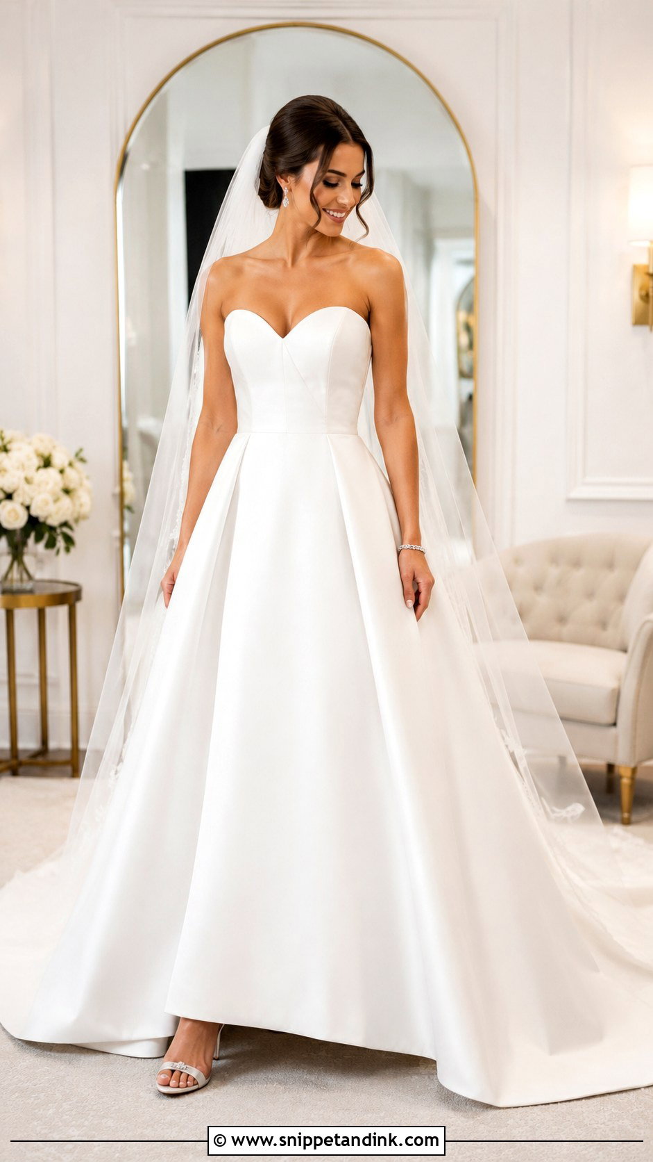 Strapless Wedding Dress - Snippet and Ink - 25 Wedding Dresses Styles