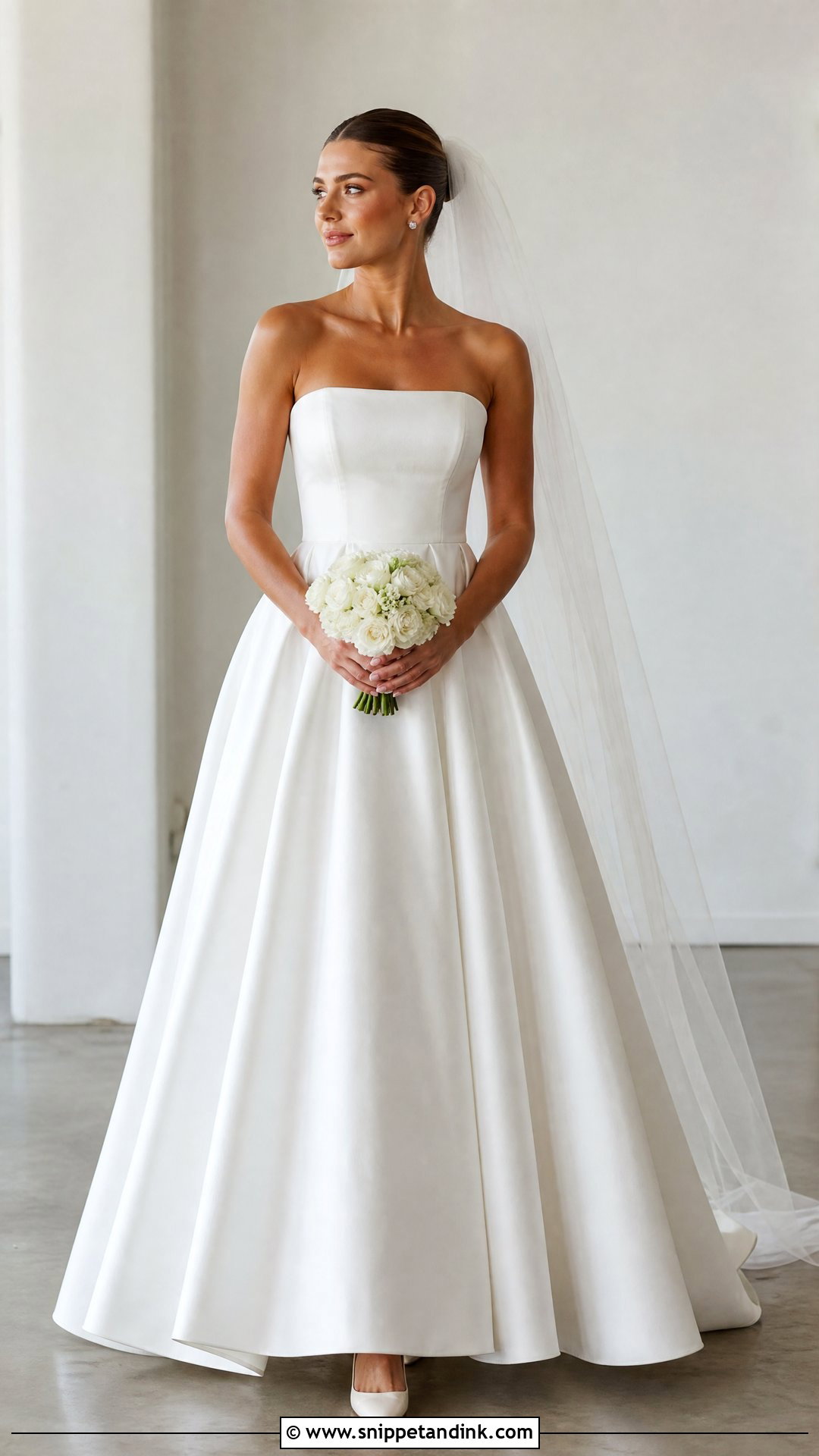 Strapless Wedding Dress - Snippet and Ink - 20 Wedding Dress Top Styles