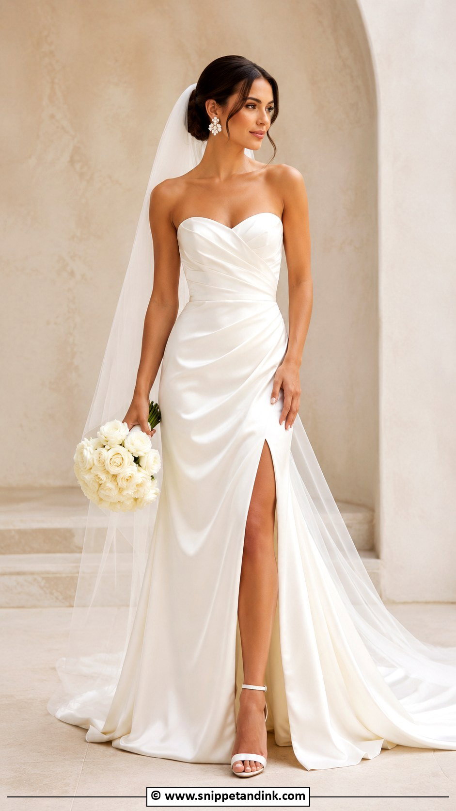 Strapless Wedding Dress - Snippet and Ink - 30 Bridal Dress Fashion Ideas