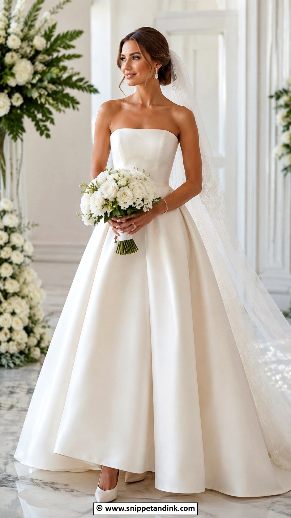 Strapless Wedding Dress - Snippet and Ink - 30 Dream Wedding Ideas Dresses