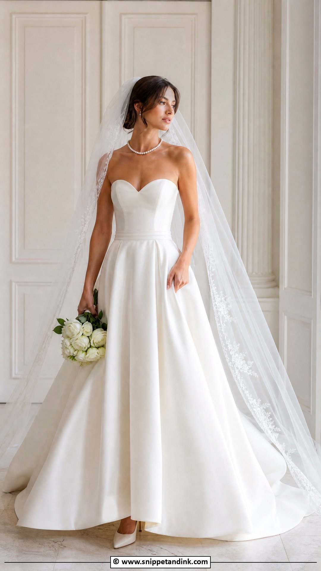 Strapless Wedding Dress - Snippet and Ink - 35 Dream Wedding Dresses