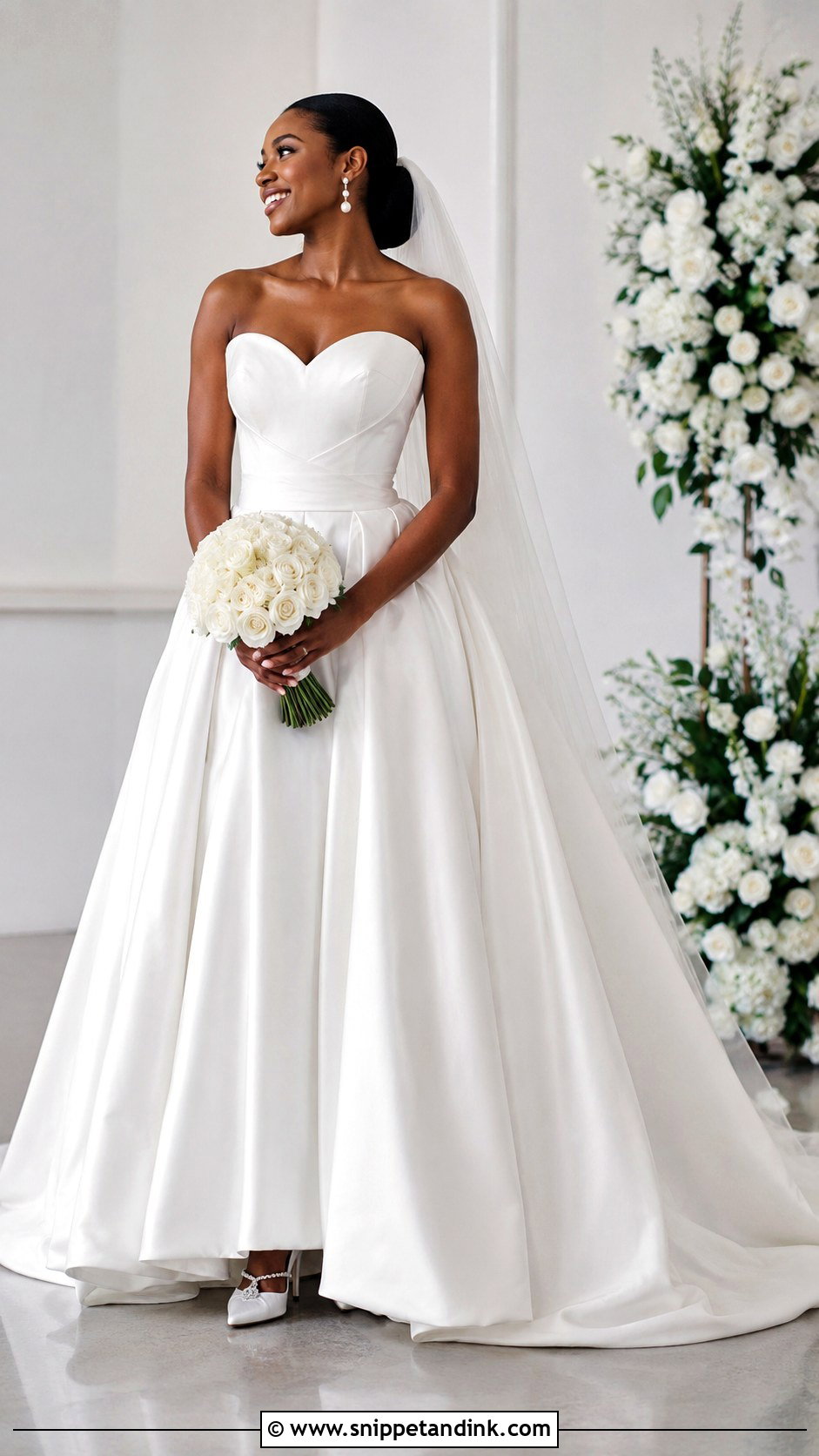 Strapless Wedding Dress For Black Women - Snippet and Ink - 30 Wedding Dress Black Women Ideas