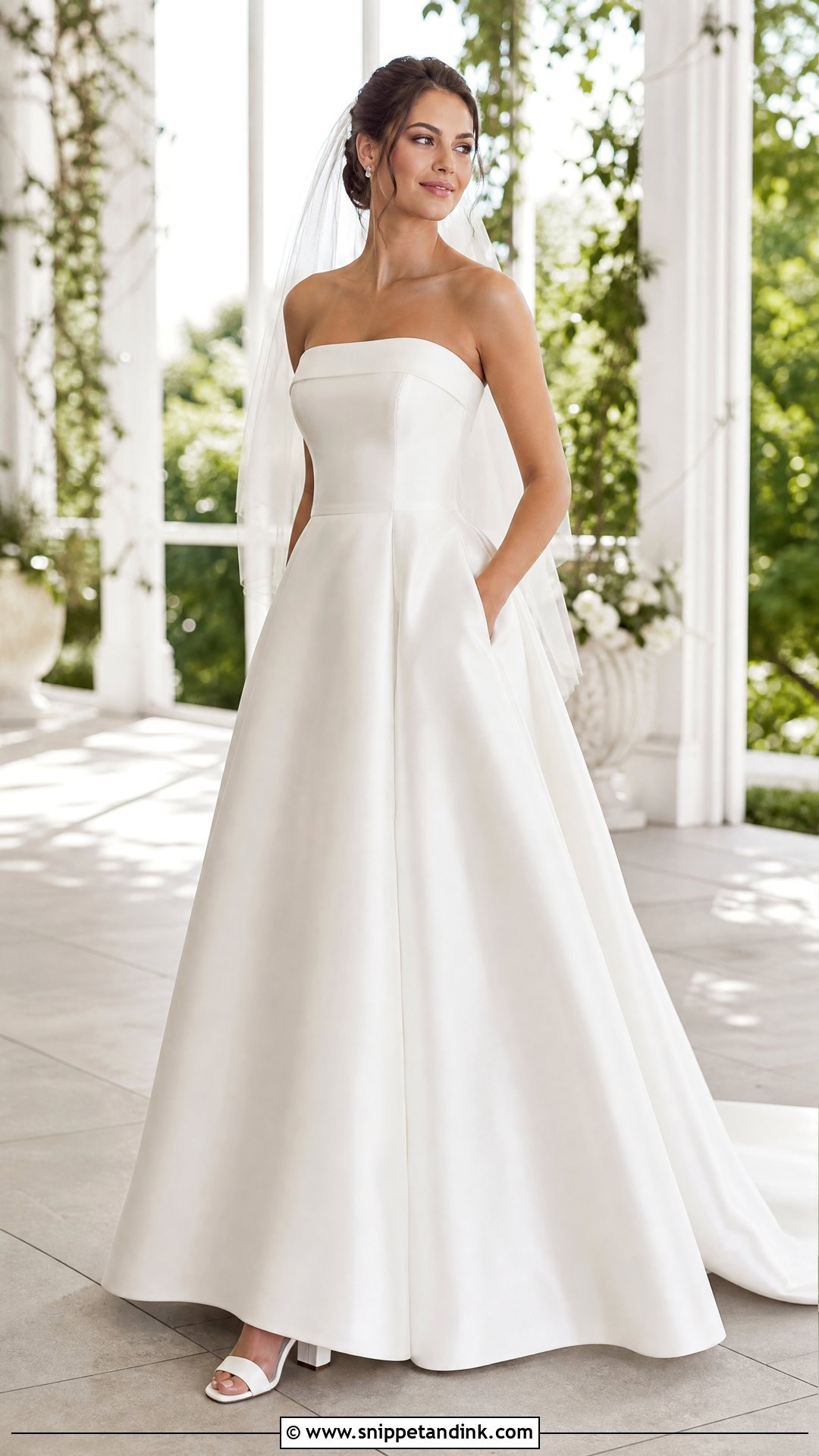 Strapless Wedding Dress With Pockets - Snippet and Ink - 25 Simple Strapless Wedding Dress Ideas