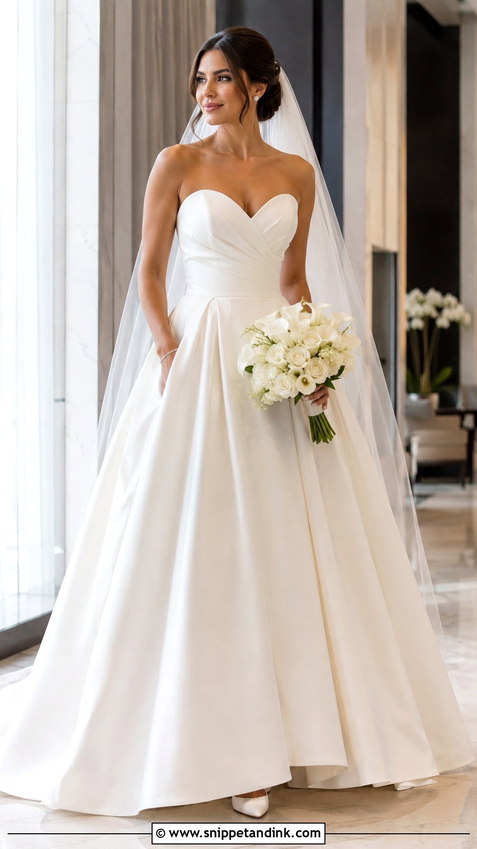 Strapless Wedding Dress with Pockets - Snippet and Ink - 20 Wedding Dress with Pockets Ideas