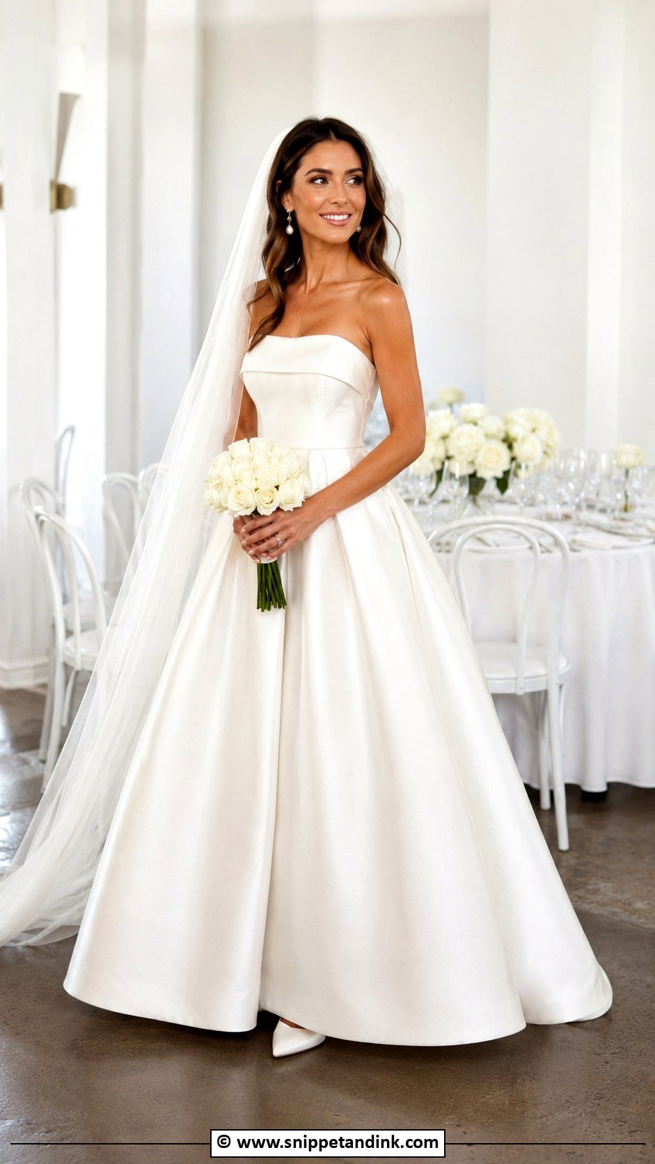 Strapless Wedding Dress - Snippet and Ink - 25 Classy Wedding Dresses
