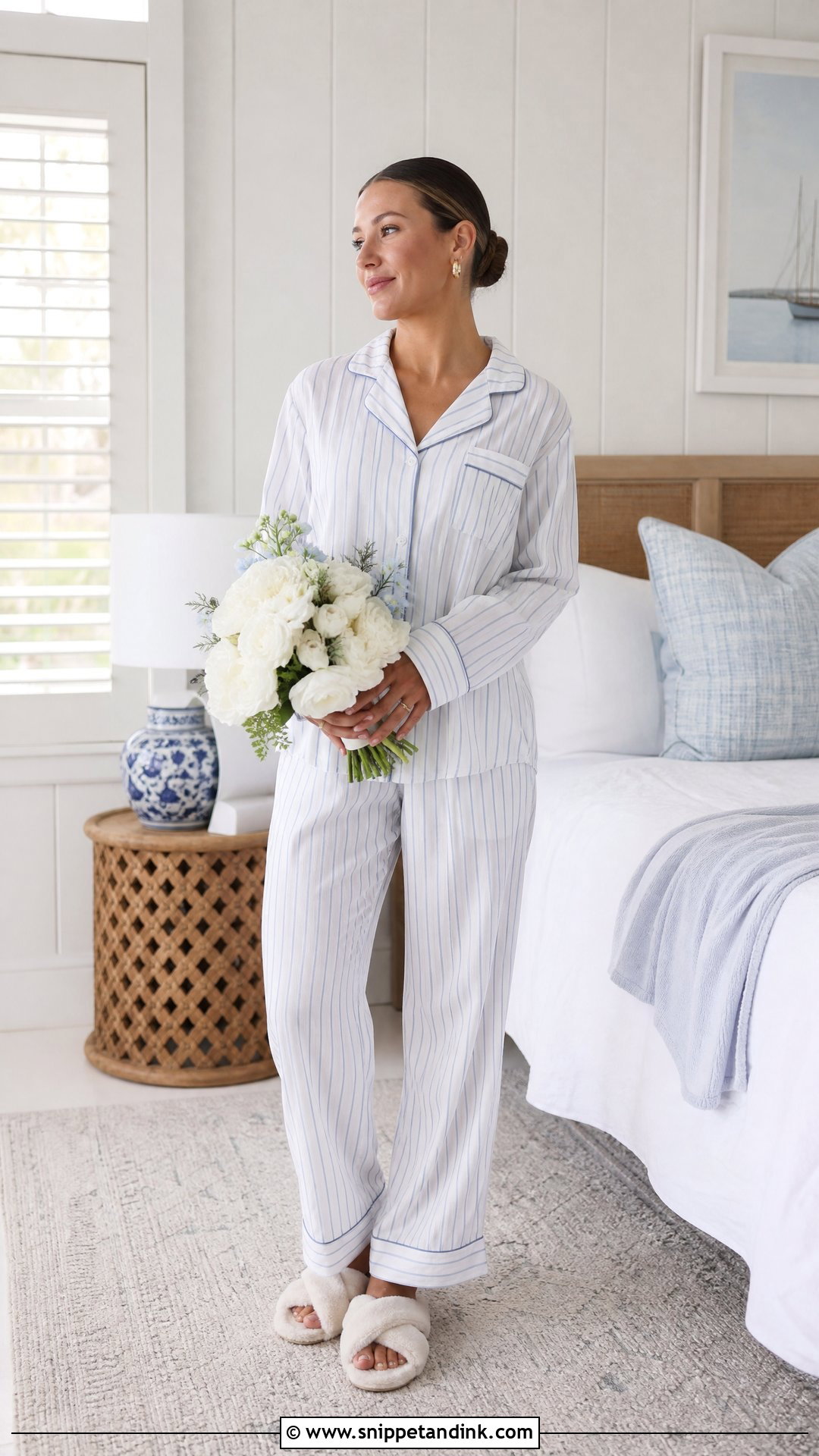 Striped Bridal Pjs - Snippet and Ink - 25 Bridal Pjs Ideas
