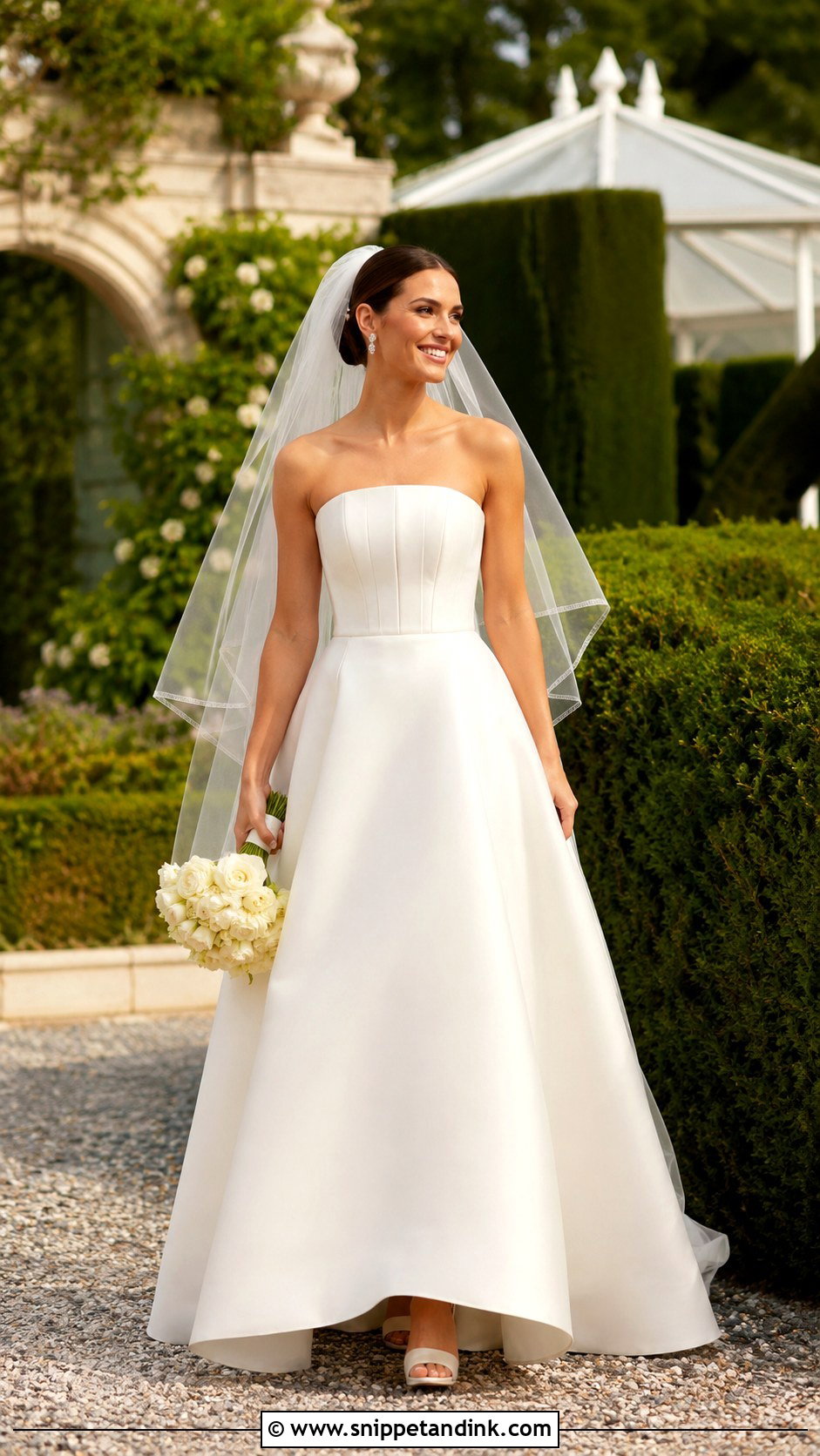 Structured A Line Wedding Dress - Snippet and Ink - 25 Structured Wedding Dress Ideas