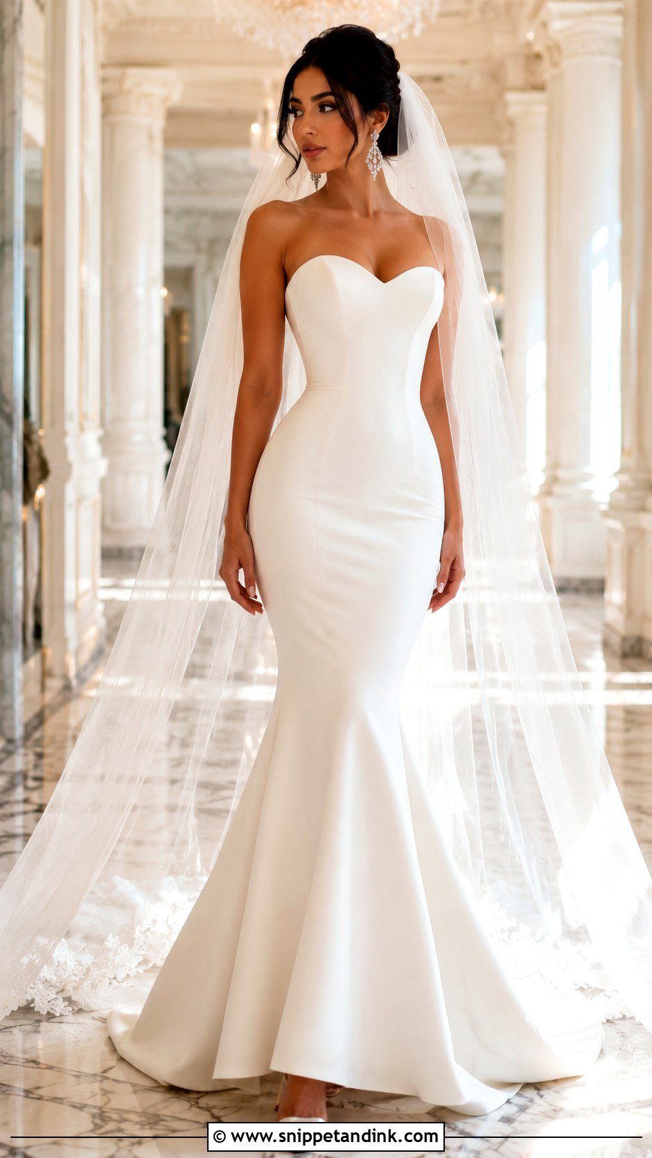 Structured Mermaid Wedding Dress - Snippet and Ink - 25 Structured Wedding Dress Ideas