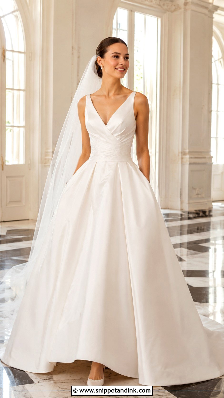 Structured Taffeta Wedding Dress - Snippet and Ink - 25 Structured Wedding Dress Ideas