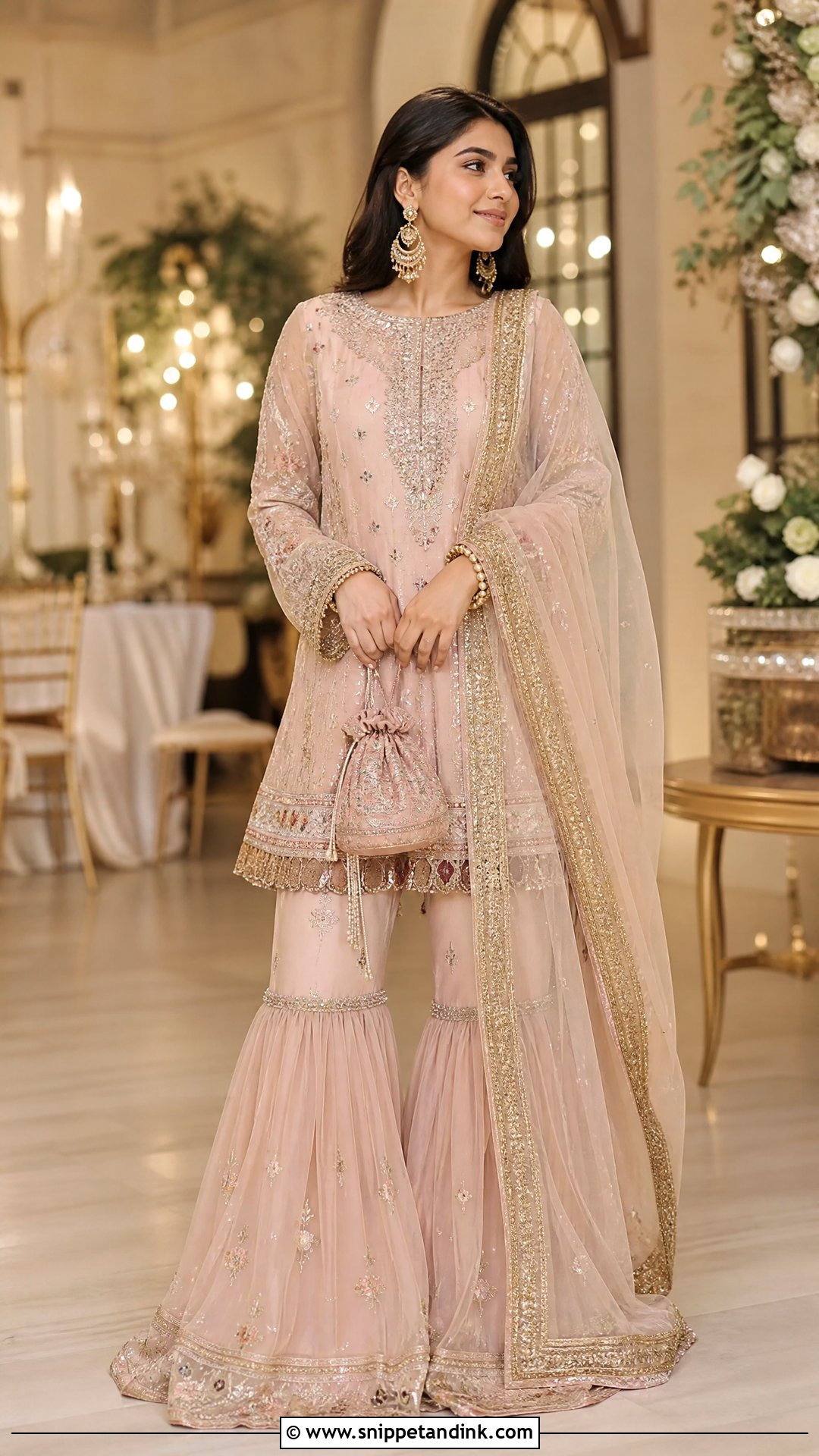 Suffuse By Sana Yasir Gharara Suit - Snippet and Ink - 25 Pakistani Designer Suits for Wedding