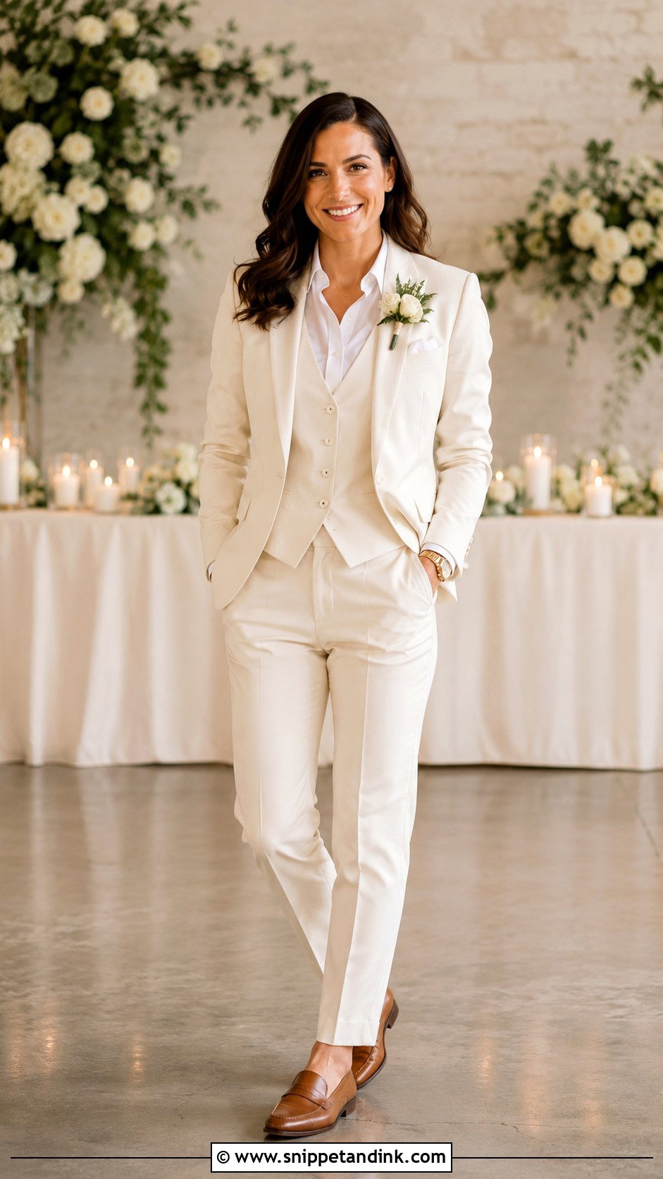 Suit With Vest Wedding Outfit - Snippet and Ink - 25 Lesbian Wedding Outfits Suits Style
