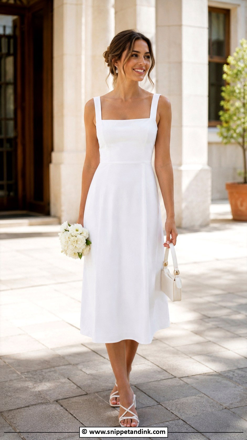 Summer Court House Wedding Dress - Snippet and Ink - 30 Court House Wedding Dress Ideas