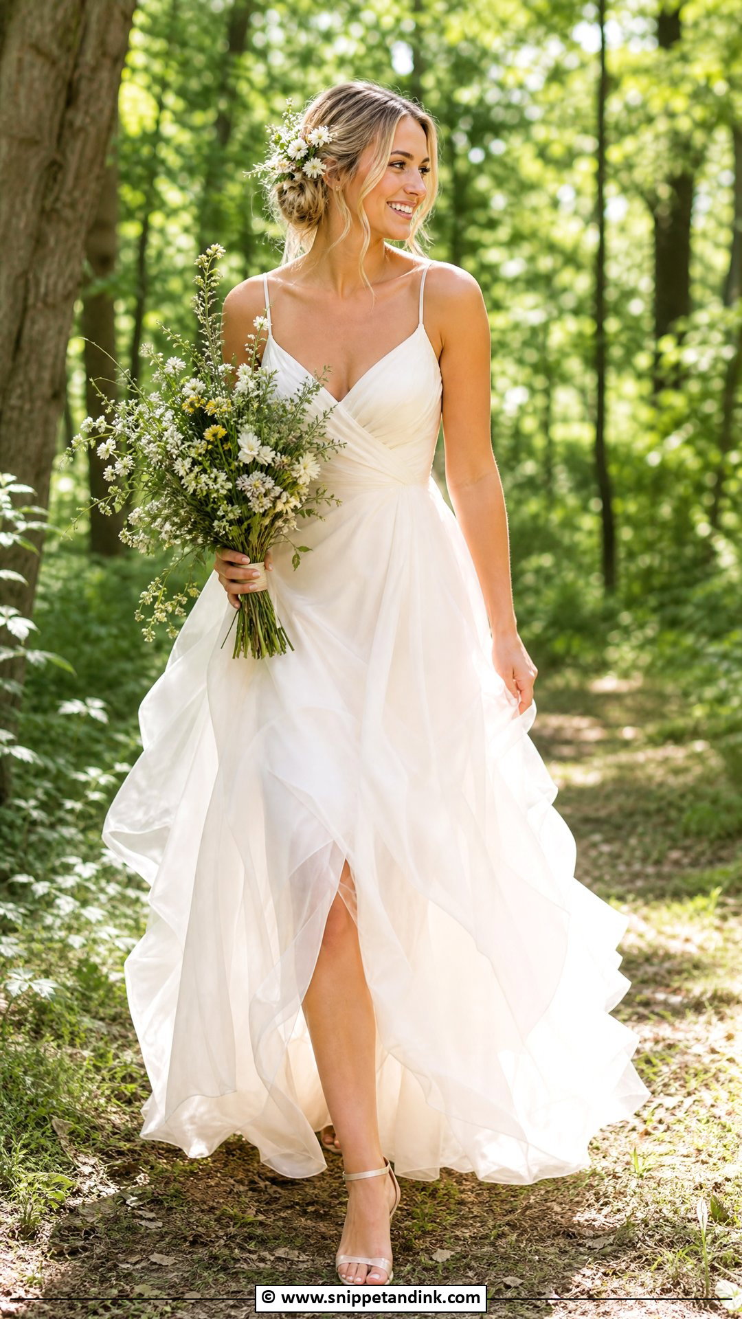 Summer Forest Wedding Dress - Snippet and Ink - 35 Forest Wedding Dress Ideas