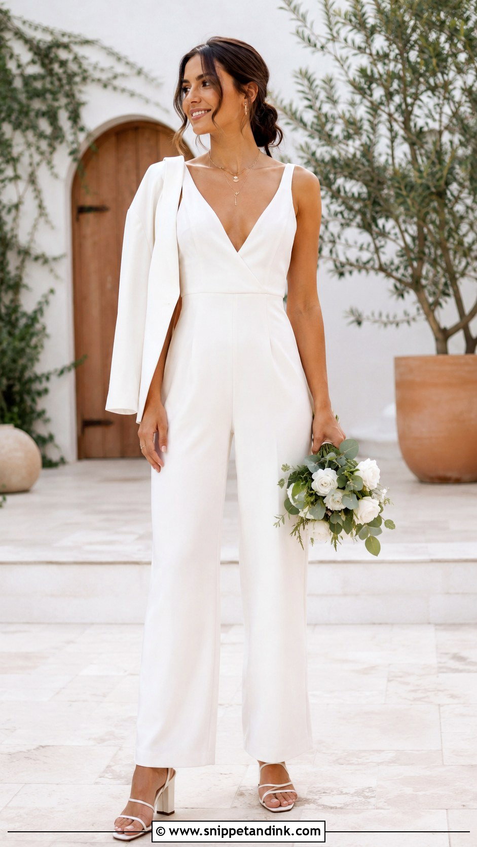 Summer Lesbian Wedding Outfit - Snippet and Ink - 30 Lesbian Wedding Outfits