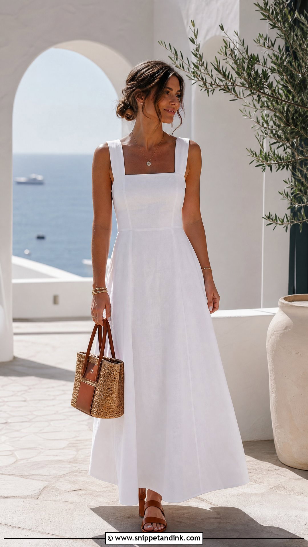 Summer Linen Vow Renewal Dress - Snippet and Ink - 20 Renewing Vows Dress Ideas