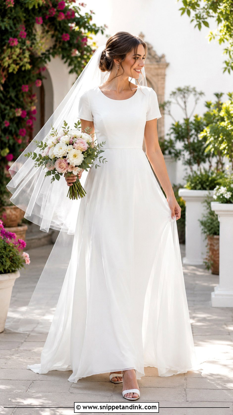 Summer Mormon Wedding Dress - Snippet and Ink - 25 Mormon Wedding Dresses
