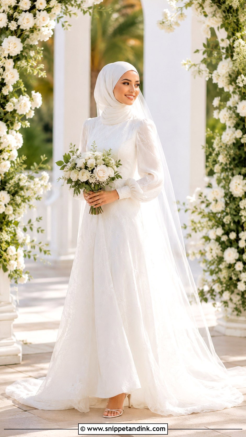Summer Wedding Dress Hijab - Snippet and Ink - 35 Wedding Dress Hijab Ideas