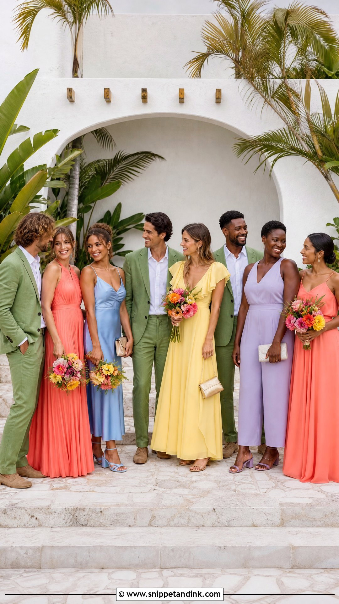 Summer Wedding Party Attire - Snippet and Ink - 20 Wedding Party Attire Ideas