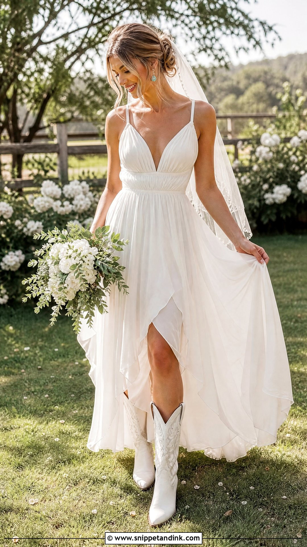 Summer Western Wedding Dress - Snippet and Ink - 20 Western Wedding Dress Ideas