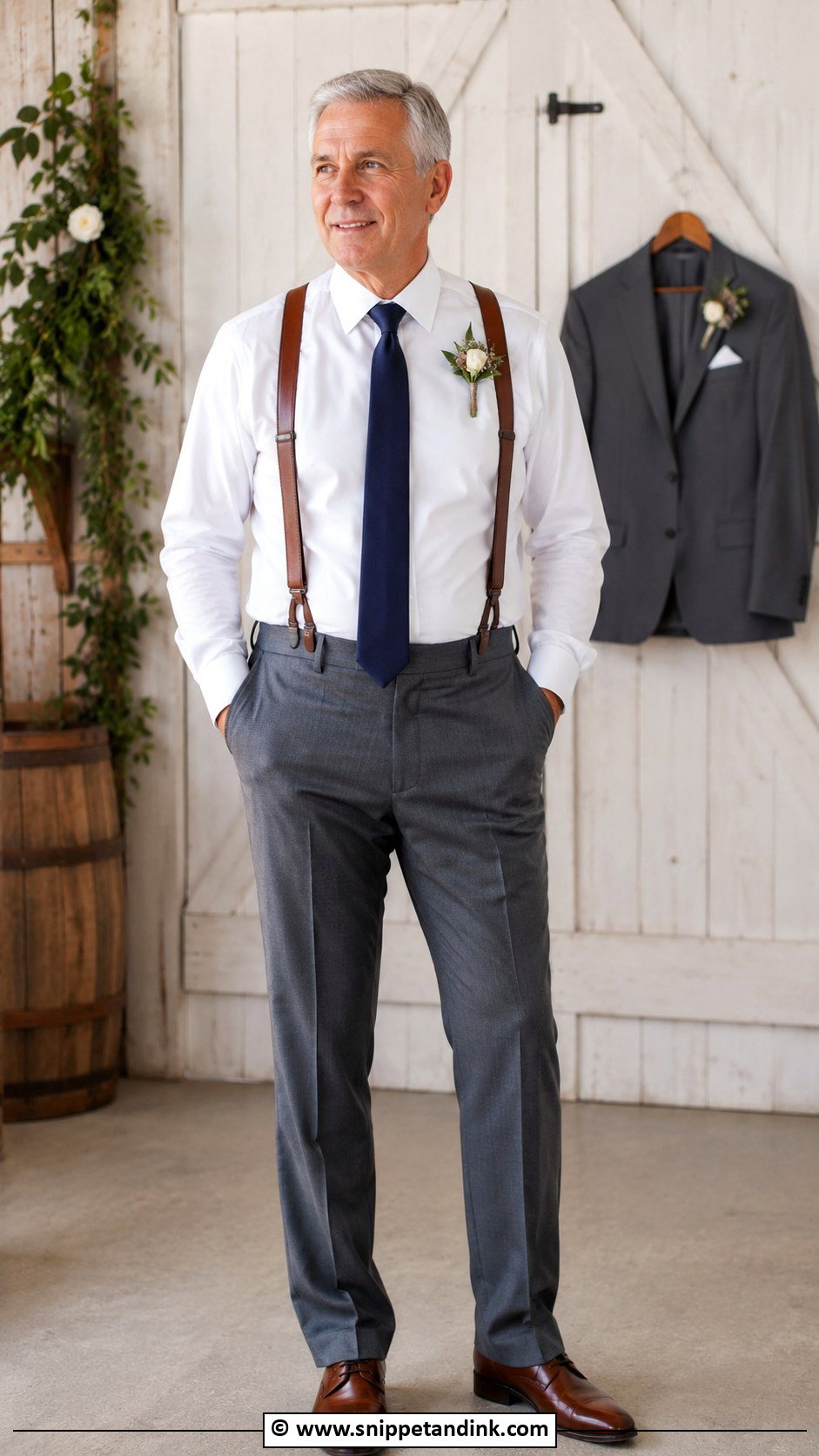 Suspenders Suit Father Of The Bride Attire - Snippet and Ink - 30 Father of the Bride Attire Ideas