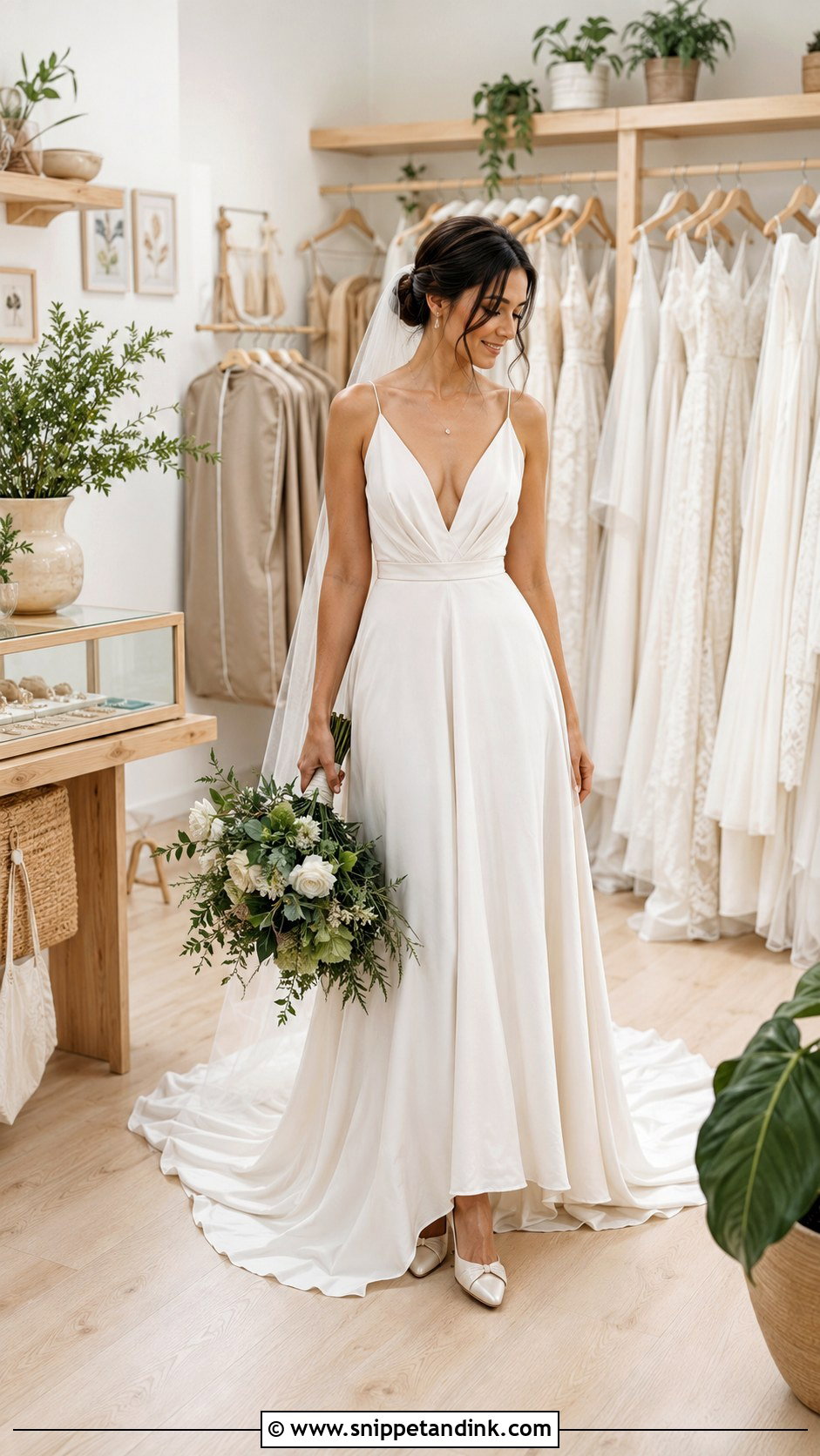Sustainable Bridal Boutique - Snippet and Ink - 20 Bridal Store Ideas