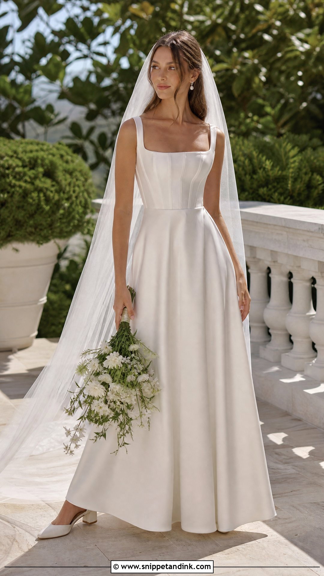 Suzanne Neville A Line Wedding Dress - Snippet and Ink - 20 Suzanne Neville Wedding Dress Ideas