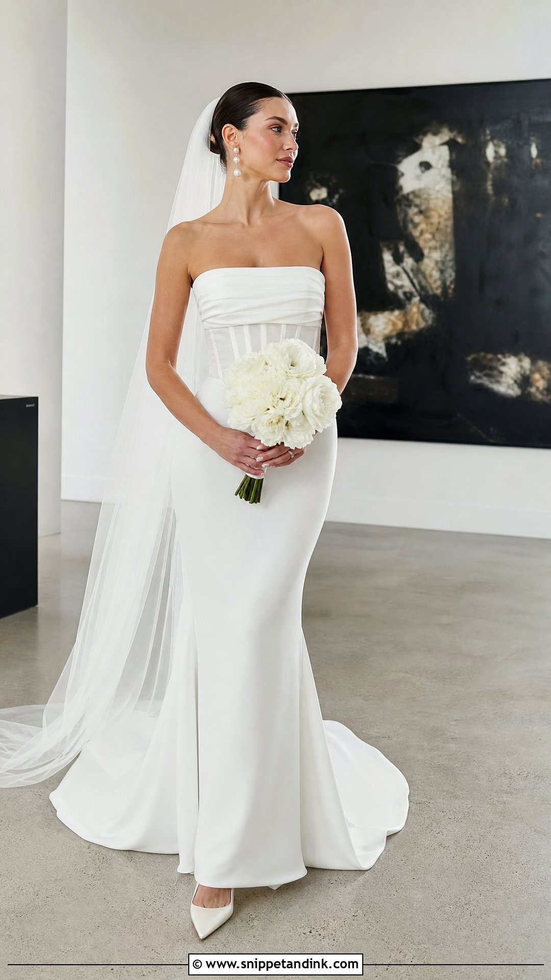 Suzanne Neville Crepe Wedding Dress - Snippet and Ink - 20 Suzanne Neville Wedding Dress Ideas