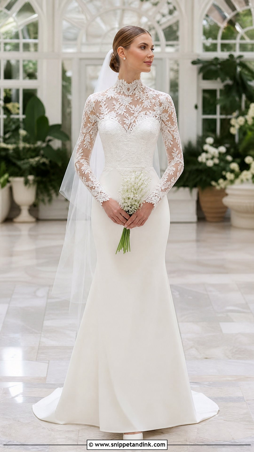 Suzanne Neville High Neck Wedding Dress - Snippet and Ink - 20 Suzanne Neville Wedding Dress Ideas