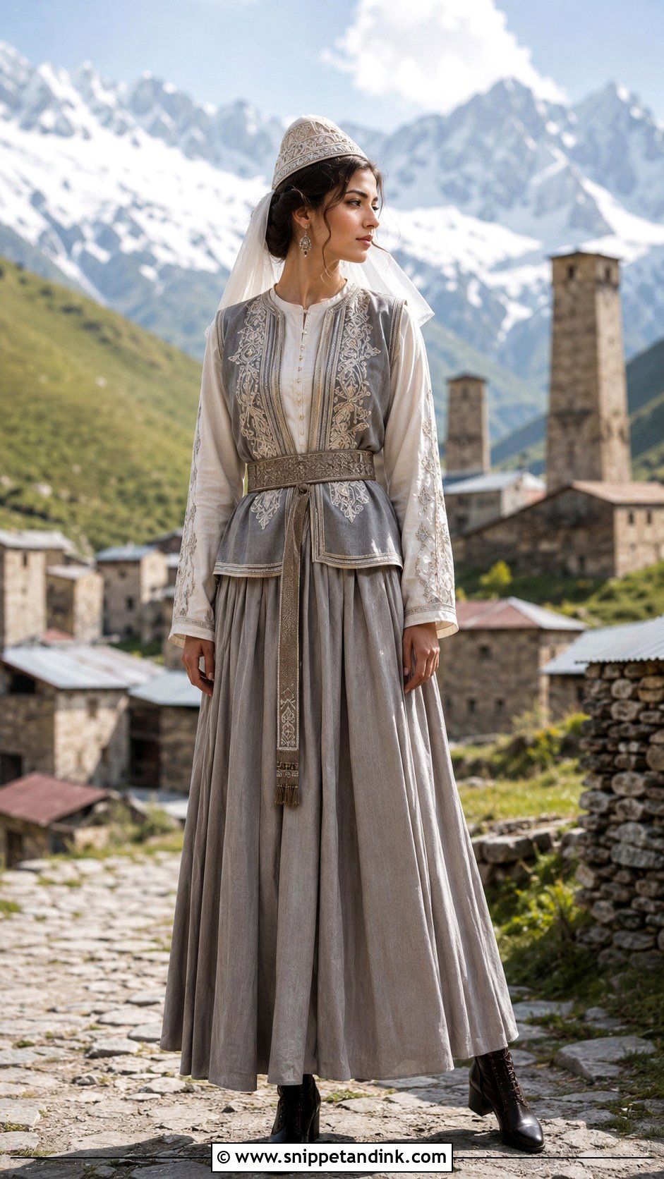 Svaneti Georgian Wedding Dress - Snippet and Ink - 20 Georgian Traditional Wedding Dress Ideas