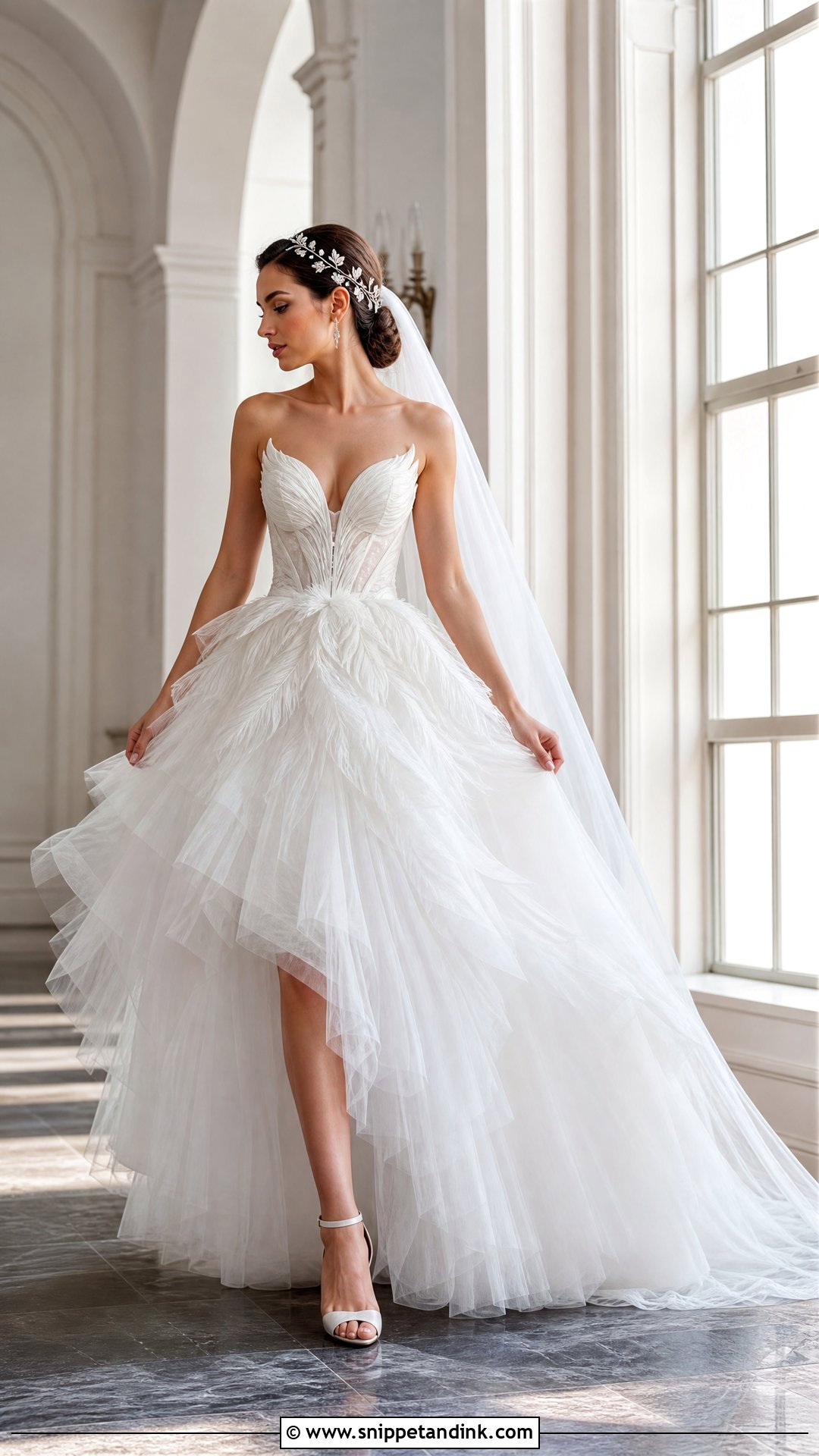 Swan Lake Tulle Wedding Dress - Snippet and Ink - 25 Swan Wedding Dress Ideas