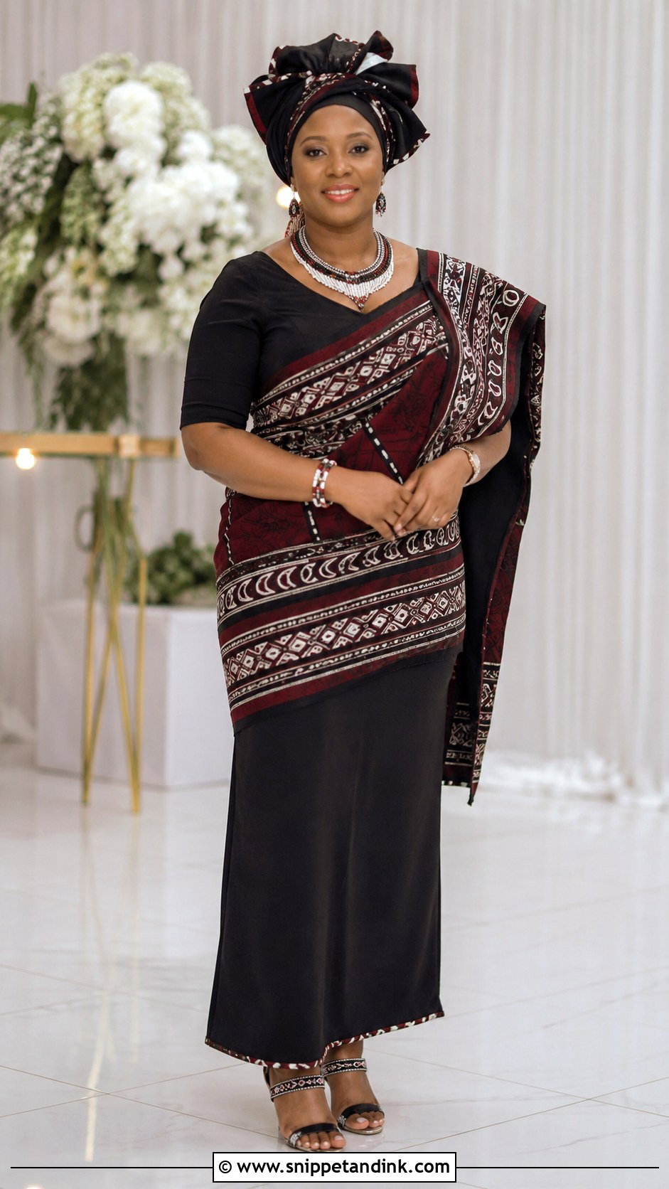 Swazi Elegant Traditional Outfit - Snippet and Ink - 25 Swazi Traditional Attire Women Ideas