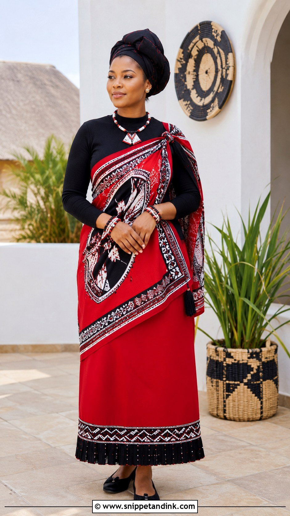 Swazi Family Ceremony Outfit - Snippet and Ink - 25 Swazi Traditional Attire Women Ideas